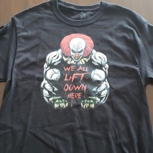 Hanes Shirts - Men's Lifting T-Shirt IT Pennywise Hanes Shirts - Men's Lifting T-Shirt IT Pennywise